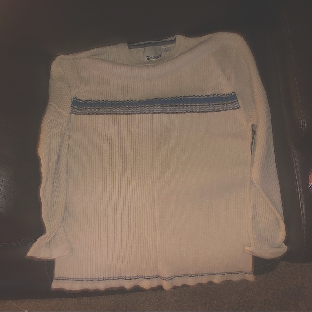Point zero cream Size Med sweater